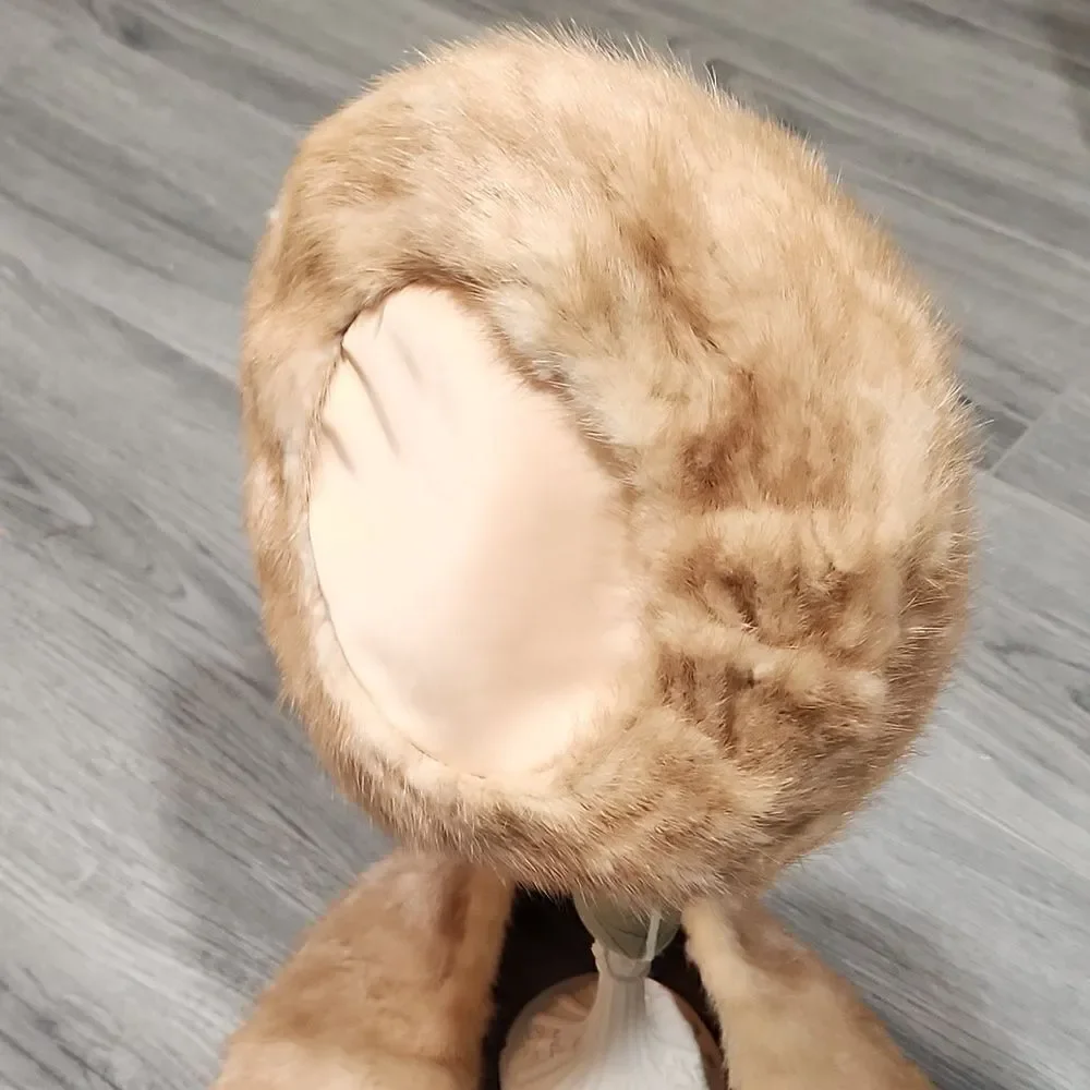 GUC Mink Fur Hat & Collar Vintage Set - Picture 2 of 13